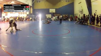 157 lbs Cons. Round 2 - Issac Acuna, Etiwanda vs Kale Calleja, Santiago (Corona)