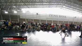 102 lbs Quarters & Wb (16 Team) - Cutter Stokes, Black Fox vs Korbin Turner, South Central Utah