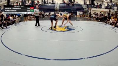 150 lbs Round 1 (16 Team) - Waylon Pemberton, Troup vs Pawel Dziwak, Oconee County