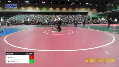 125 lbs Consi Of 64 #1 - Titus Willis, Independence vs ZAIDYN ROBINSON, Aniciete Training Club