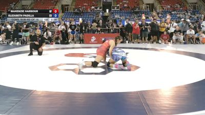 145 lbs Cons. Sub-rd Of 16 - Makenzie Harbour, New York vs Elizabeth Padilla, Colorado
