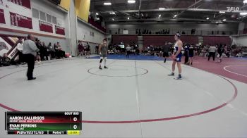 138 lbs Quarterfinal - Aaron Callirgos, Desert Ridge High School vs Evan Perkins, Snowflake