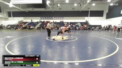 165 lbs Cons. Round 4 - Braydon Lambson, Sunny Hills vs Isaiah De La Torre, Heritage