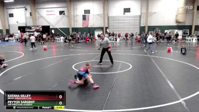 72-80 lbs Semifinal - Peyton Sargent, 308 Wrestling Academy vs Katana Gilley, Beloit Wrestling Club