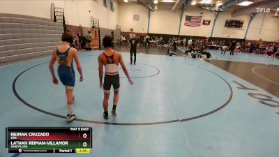 108-114 lbs Round 3 - Lathan Reiman-Villamor, Wheatland vs Neiman Cruzado, Erie