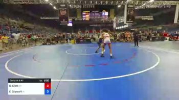 145 lbs Consi Of 8 #1 - Owen Cline, Washington vs Cash Stewart, Wisconsin
