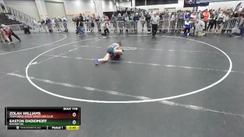 87 lbs Semifinal - Easton Dadiomoff, Mayhem WC vs Zolah Williams, Team Grind House Wrestling Club