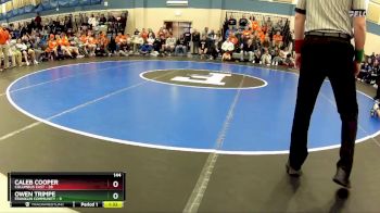 144 lbs Placement (16 Team) - Owen Trimpe, Franklin Community vs Caleb Cooper, Columbus East