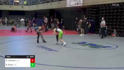 78 lbs Consi Of 8 #2 - Reese Johnson, York, PA vs Blake Kirby, Carlisle, PA