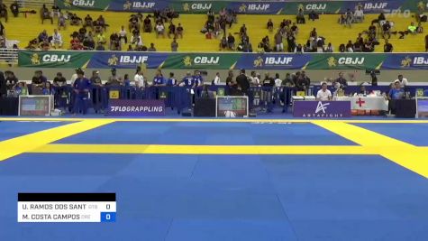 UBIRATÃ RAMOS DOS SANTOS vs MIGUEL COSTA CAMPOS 2023 Brasileiro Jiu-Jitsu IBJJF