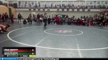 190 lbs 4th Wrestleback (16 Team) - Simon Palatchi, Woodward Academy vs JOSUE MENDOZA, Jackson County