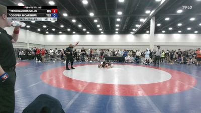 120 lbs Semis - Teequavious Mills, Roundtree Wrestling Academy vs Cooper McArthur, Teknique