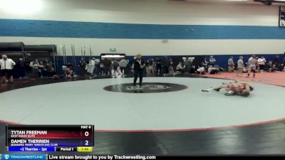 83 lbs Round 3 - Tytan Freeman, East Idaho Elite vs Damen Therrien, Bonners Ferry Wrestling Club