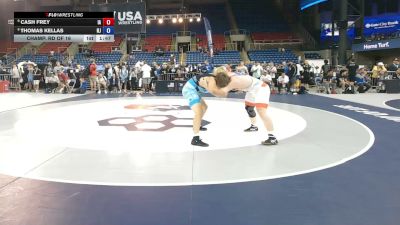 215 lbs Champ. Rd Of 16 - Cash Frey, Iowa vs Thomas Kellas, New Jersey