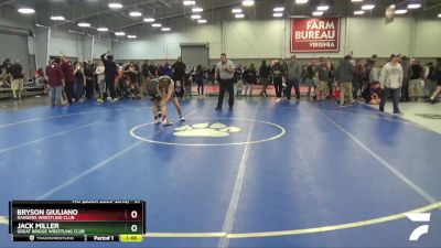 97 lbs Cons. Round 4 - Bryson Giuliano, Rangers Wrestling Club vs Jack Miller, Great Bridge Wrestling Club