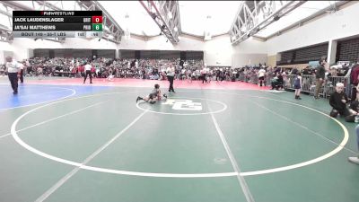 55-T lbs Quarterfinal - Jack Laudenslager, Grit Mat Club vs Ja'Sai Matthews, Pride WC