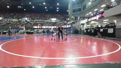 43 lbs Cons. Round 4 - William Thompson, Laurel Matburners vs Deagan Broncheau, Palouse Elite Wrestling