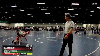 126 lbs Cons. Round 3 - Drew Lawrence, Union Pines vs Elliot Fagan, Page