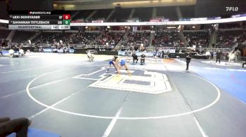 120 lbs Quarterfinal - Savannah Tittleback, Saugerties-9 vs Lexi Doxstader, Holland Patent-3