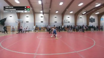 132 lbs Cons. Round 3 - Tigh Coyle, Malvern Prep vs Cole Rodgers, Abington Friends School