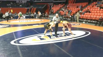 2A 215 lbs Champ. Round 1 - Jonathan Mansker, Darien (Hinsdale South) vs Alec Del Toro, East Peoria