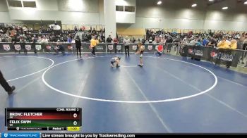 59 lbs Cons. Round 2 - Bronc Fletcher, OK vs Felix Swim, WI