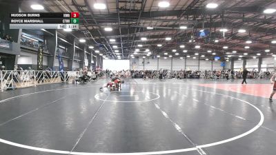 72 lbs Round 3 (12:30pm Saturday) - Royce Marshall, CTWHALE vs Hudson Burns, Iowa Black
