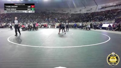 B5A-215 lbs Cons. Semi - Tyzel Zachry, Lawton vs Trae Kibble, MacArthur