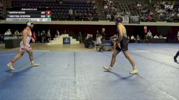 197 lbs Cons. Round 3 - Treyten Steffen, Cornell College vs Austin Roos, Central
