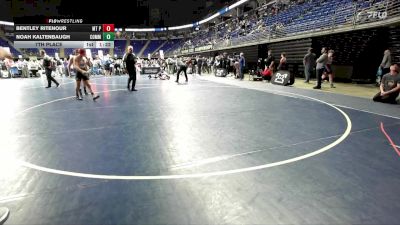 125 lbs 7th Place - Bentley Ritenour, Mt Pleasant vs Noah Kaltenbaugh, Commodore Perry