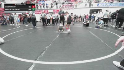 55 lbs Quarterfinal - Jace Wright, Moore Wrestling Academy vs Easton Delgado, Prime Wrestling