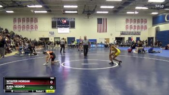 100 lbs Semifinal - Kara VeDepo, Solon vs Wynter Morgan, Marion