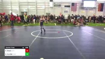 53 lbs Quarterfinal - Kanin Kumfer, Team Alaksa vs Frankie Stock, Metro Mat Club