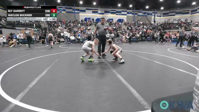 80 lbs Consi Of 8 #2 - Ely Garrett, D3 Wrestling Cluib vs Waylon Buckner, El Reno Wrestling Club