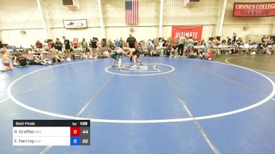 120 lbs Semifinal - Rocco Graffeo, Ruthless WC MS vs Eli Herring, Team Alien 1