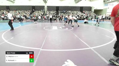 183-HS2 lbs Semifinal - Dylan Melvin, MetroWest United Wrestling Club vs Ethan Koloski, Delaware Valley