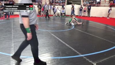 75_B lbs Consi Rd 1 32 #2 - Xander Oester, Somerset vs Kellin Berger, Connellsville