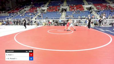 120 lbs Cons 16 #1 - Ezekiel Keel, VA vs Kaiden Powell, KS