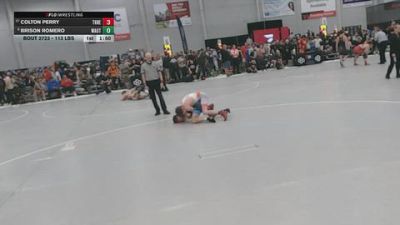 113 lbs Champ. Rd Of 32 - Colton Perry, Threestyle vs Brison Romero, Wrestling Academy Of The Rockies