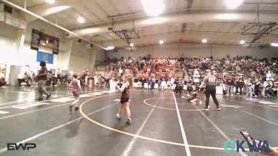 62 lbs Quarterfinal - Jolene Chuculate, HURRICANE WRESTLING ACADEMY vs Delilah Stark, Tiger Trained Wrestling