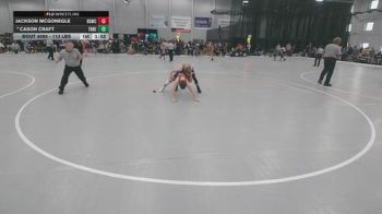 113 lbs Champ. Rd Of 16 - Jackson McGonegle, Big Game Wrestling Club vs Cason Craft, Threestyle