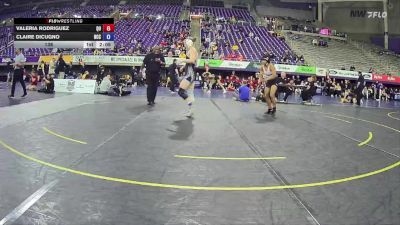 138 lbs Quarters & 1st Wb (16 Team) - Xochitl Mota-pettis, Quincy vs Claire Dicugno, North Central College