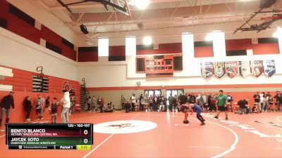 102-107 lbs Round 1 - Benito Blanco, Victory Wrestling-Central WA vs Jaycek Soto, Sunnyside Ironman Wrestling