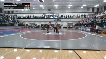 190 lbs Round 1 (16 Team) - RIVERS WEST, Commerce Hs vs George Campbell, McIntosh County Academy