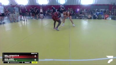 190 lbs Placement Matches (16 Team) - Ron Addo, Moorhead SPUDS vs Will Schultz III, Princeton