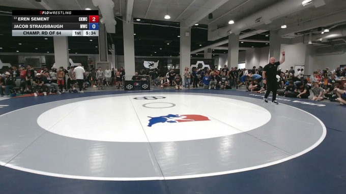 Matpac 65 kg Champ. Rd Of 64 - Eren Sement, Cliff Keen Wrestling Club vs Jacob ...