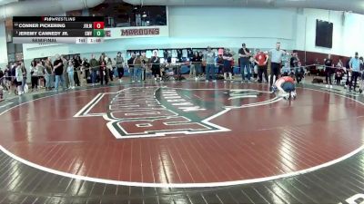 120 lbs Semifinal - Jeremy Cannedy Jr., Legacy Dragons Wrestling Club vs Conner Pickering, Joliff Middle
