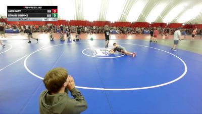 98-100 lbs Round 3 - Jack May, Roncalli vs Ethan Behnke, Marathon