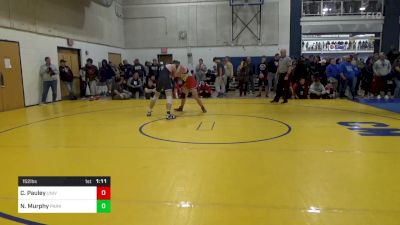 152 lbs R-32 - Carter Pauley, University-WV vs Nathan Murphy, Parkersburg South-WV