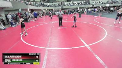 75 lbs Cons. Round 3 - J.a.x. Bierschenk, Wayzata Youth Wrestling vs Collin Ysquierdo, Wisconsin